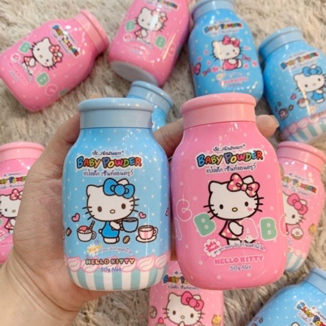 Phấn thơm Hello Kitty chuẩn Thái Lan (hình thật)