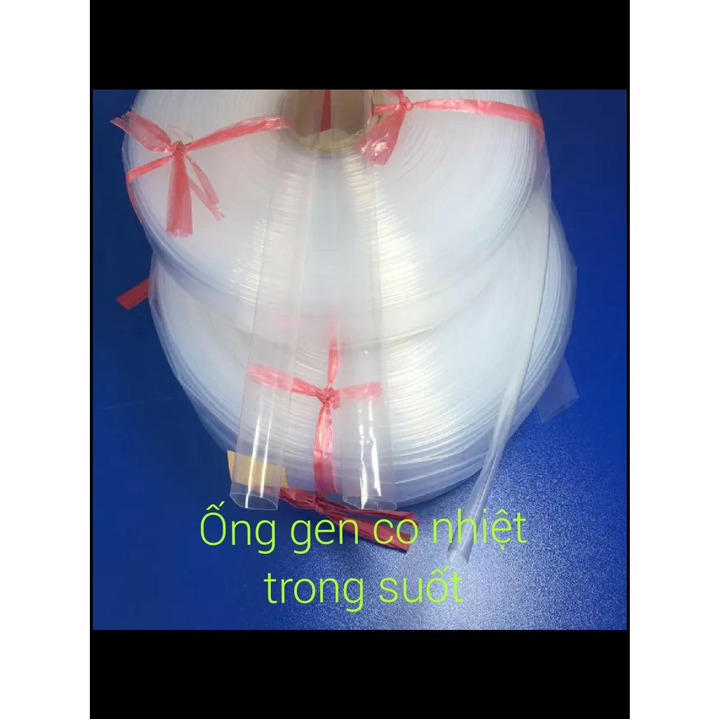 10 mét Ống gen co nhiệt trong suốt đường kính 4mm.(phi 4mm}