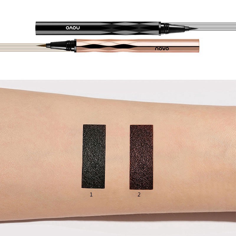 Bút kẻ mắt nước lâu trôi Novo kim cương nét vẻ mảnh khô nhanh, Cây kẻ mắt siêu mảnh Novo đầu cọ 0.01mm sắc nét mềm mại
