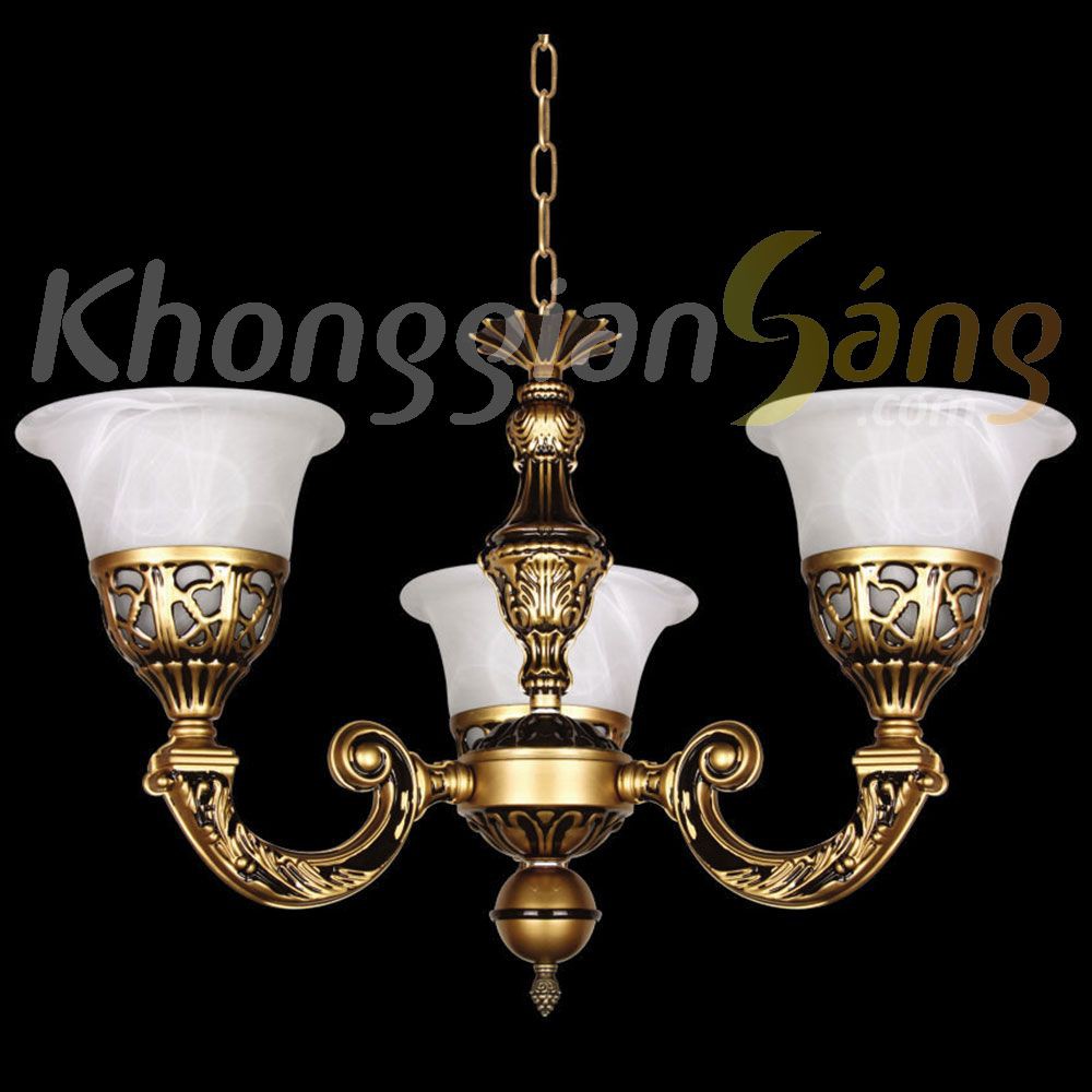 ĐÈN CHÙM CỔ ĐIỂN (PHI 600mm x H400mm) KGC-8571/3