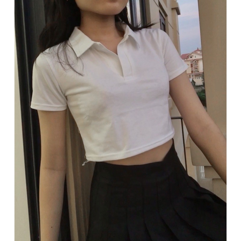 Áo Croptop Polo