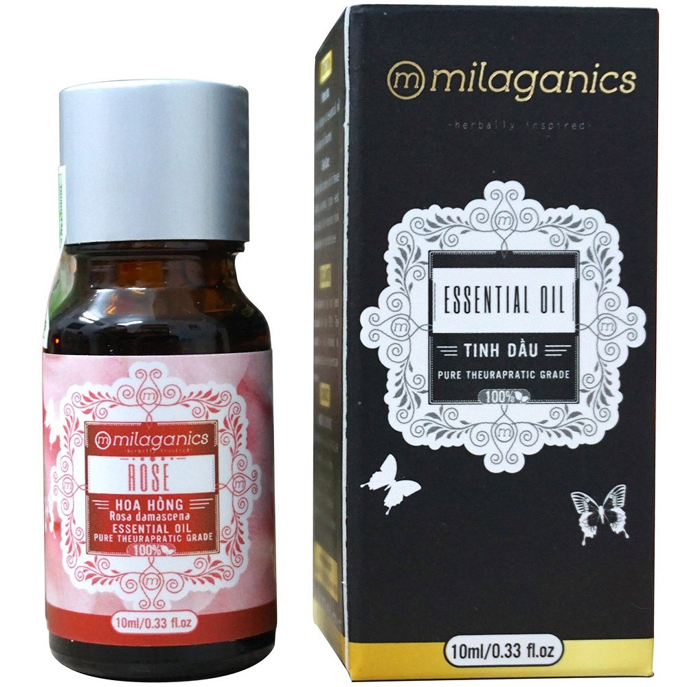 Tinh dầu Hoa Hồng Ấn Độ Milaganics 10ml