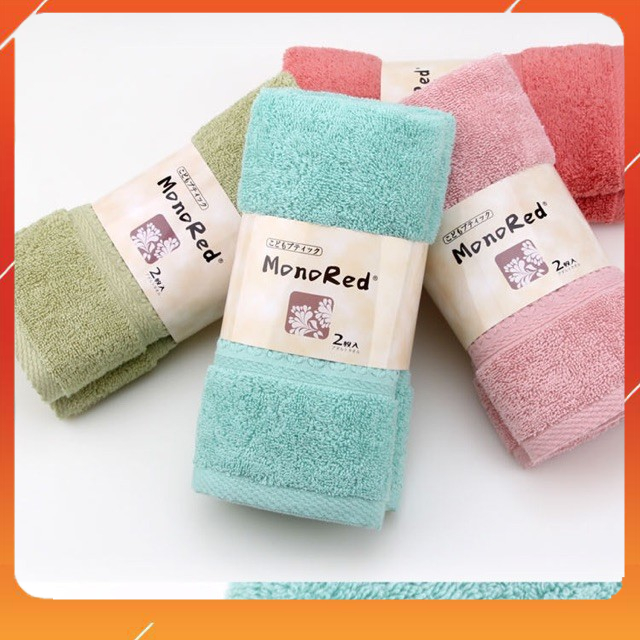 SỈ SÉT 3 KHĂN MONO RED Nhật Bản
