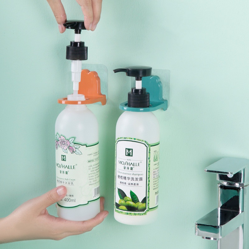 Giá đỡ chai xà phòng gắn tường tiện lợi cho nhà tắm