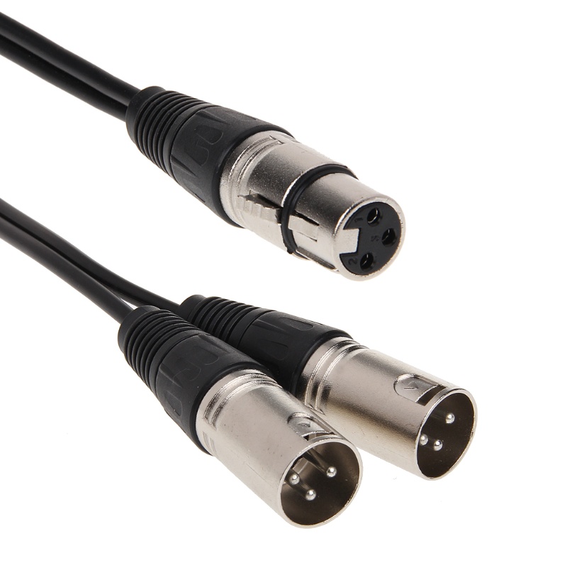 Cáp Chữ Y Chuyển Đổi 3-Pin XLR Sang Dual XLR Cho Micro