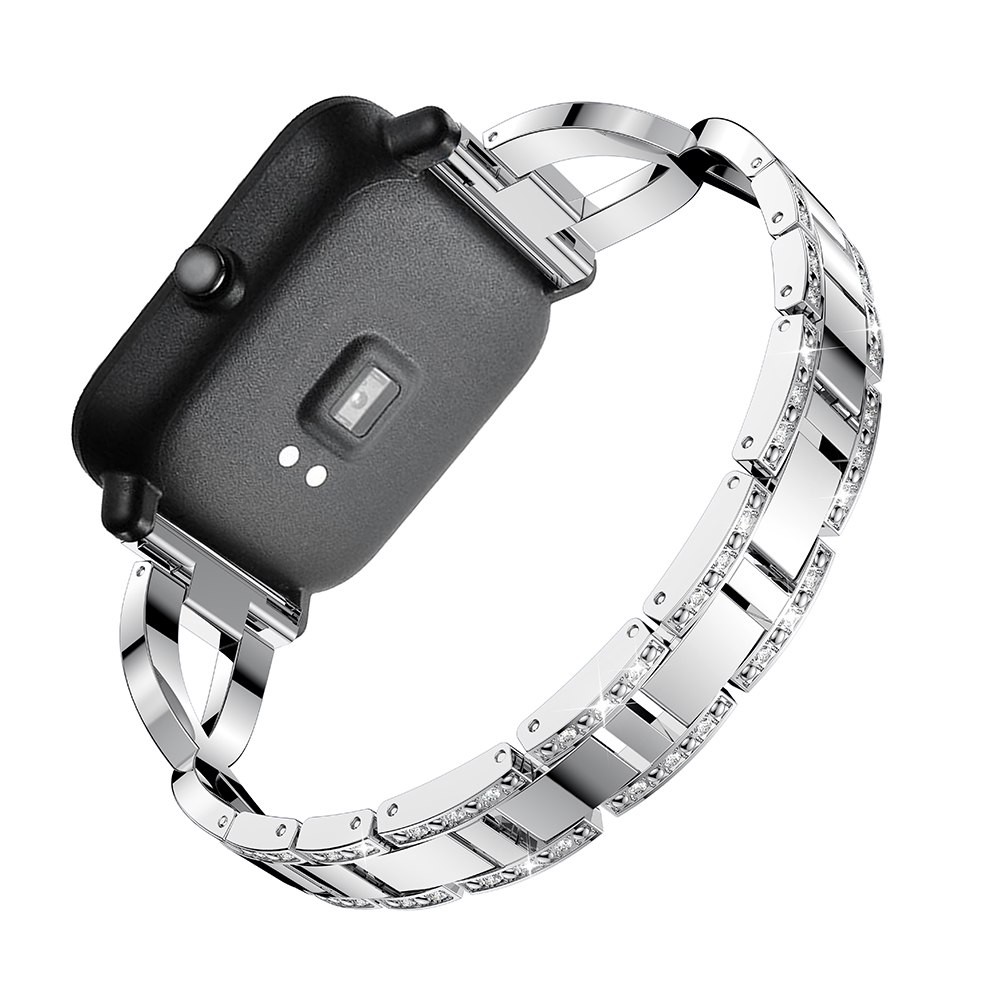 Dây đeo kim loại thay thế 20mm cho đồng hồ thông minh Xiaomi Huami Amazfit Bip Youth