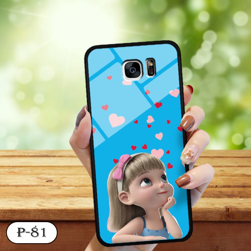 Ốp lưng kính 3D Samsung Galaxy S7/ S7 Edge-cute