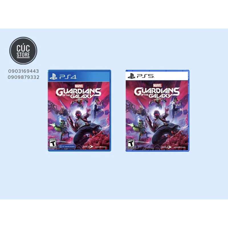 Đĩa chơi game PS4/PS5: Marvel Guardians of the Galaxy