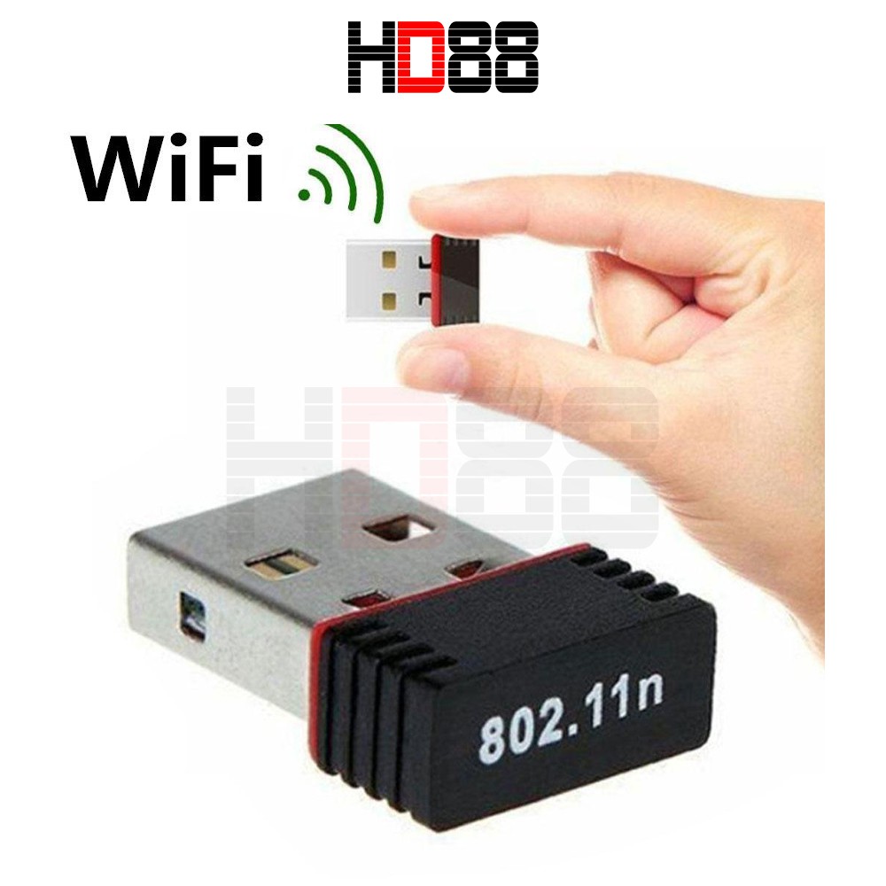 USB Wifi 802.11N không dây Thu sóng wifi cho máy tính , laptop HD88 - A07