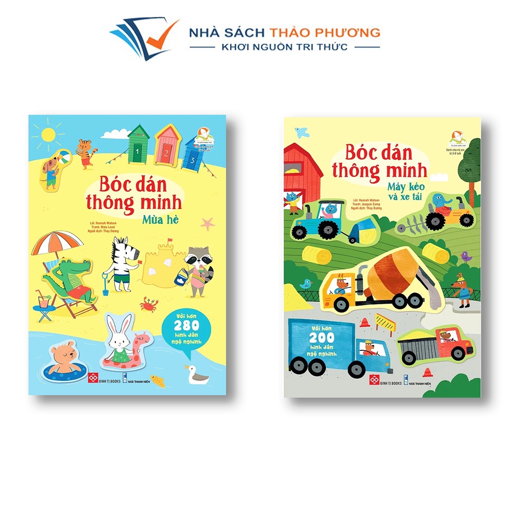 Sách - Bóc dán thông minh (Bộ 6 cuốn)