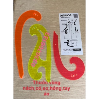Bộ thước cong vẽ may