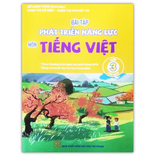 Sách - Combo Bài tập phát triển năng lực môn Tiếng Việt 3 - Tập 1 + 2  (Kết Nối)