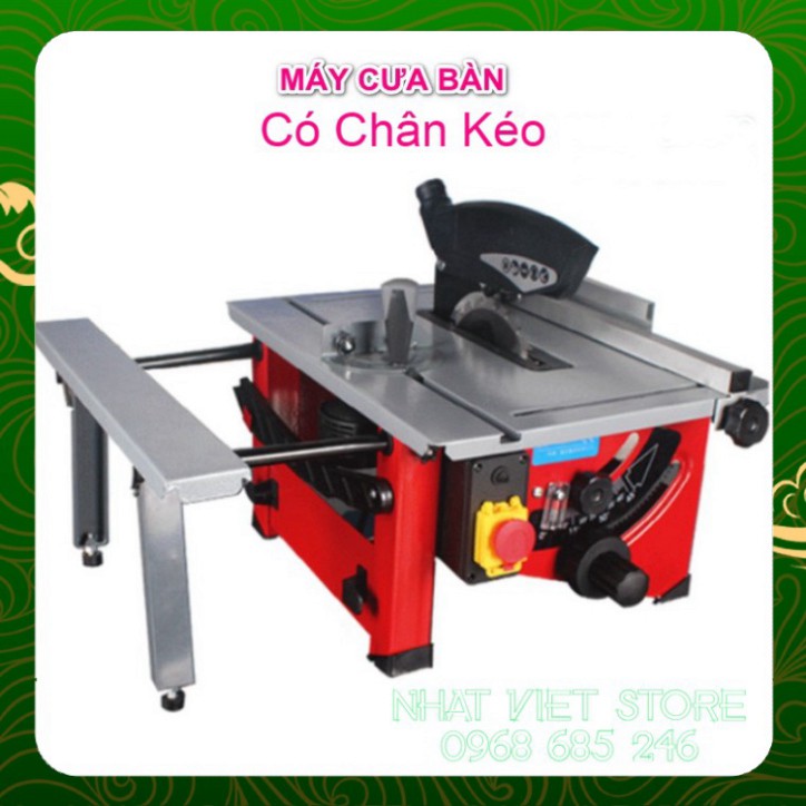 Máy cưa bàn mini trượt CÓ BÀN KÉO tiện lợi cho gia đình máy cắt gỗ đa năng