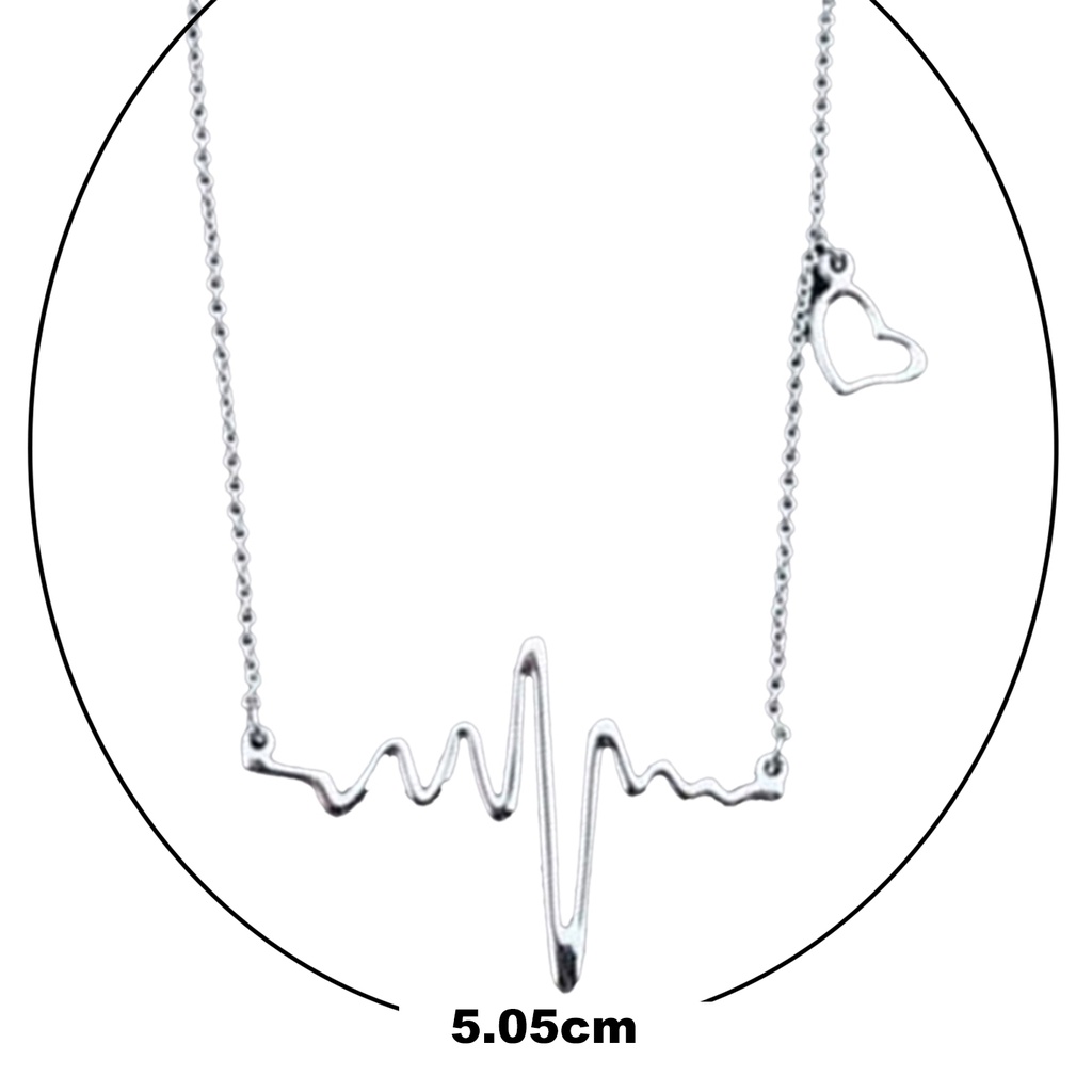 Dây chuyền hợp kim hình nhịp tim độc đáo lạ mắt sang trọng dành cho nữ