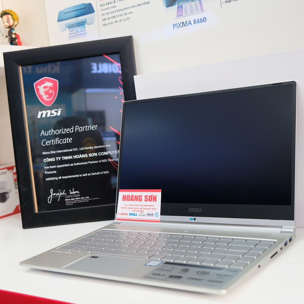 Laptop MSI PS42 8RB 234VN/i5-8250U/8G/256G/MX150 2G/14″FHD/Ledkey/Vỏ nhôm/S