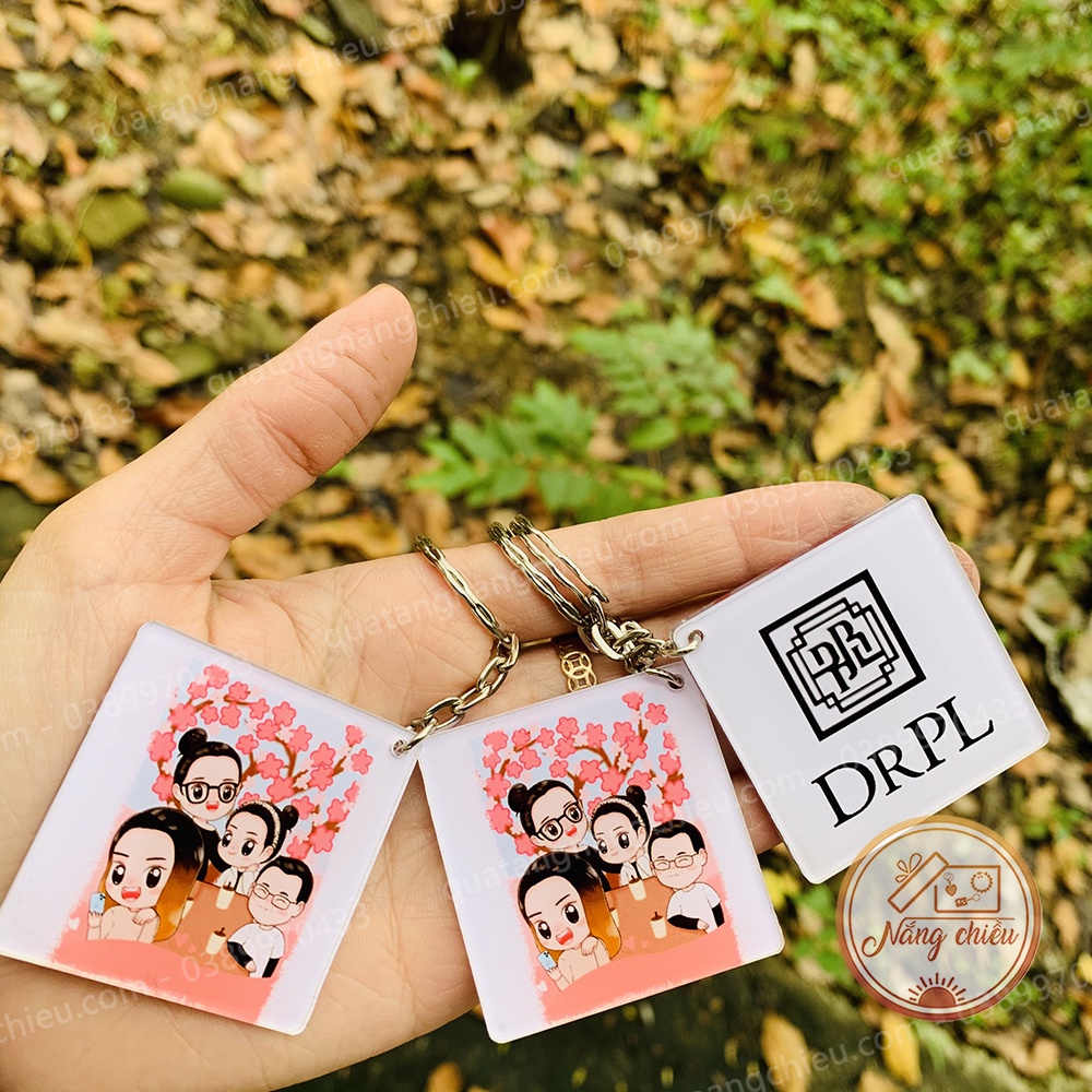 Móc khóa logo doanh nghiệp, công ty, quà cuối năm, quà tặng cho khách hàng , đối tác nhằm quảng bá thương hiệu
