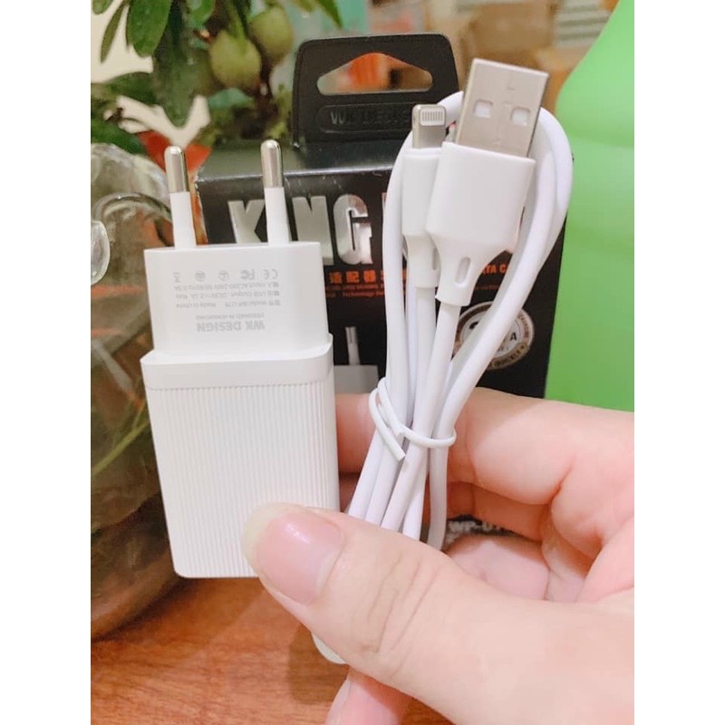 Bộ sạc nhanh 2A  KingKong 2 Cổng WP- U79 Đa Dạng Cổng Cho các dòng máy