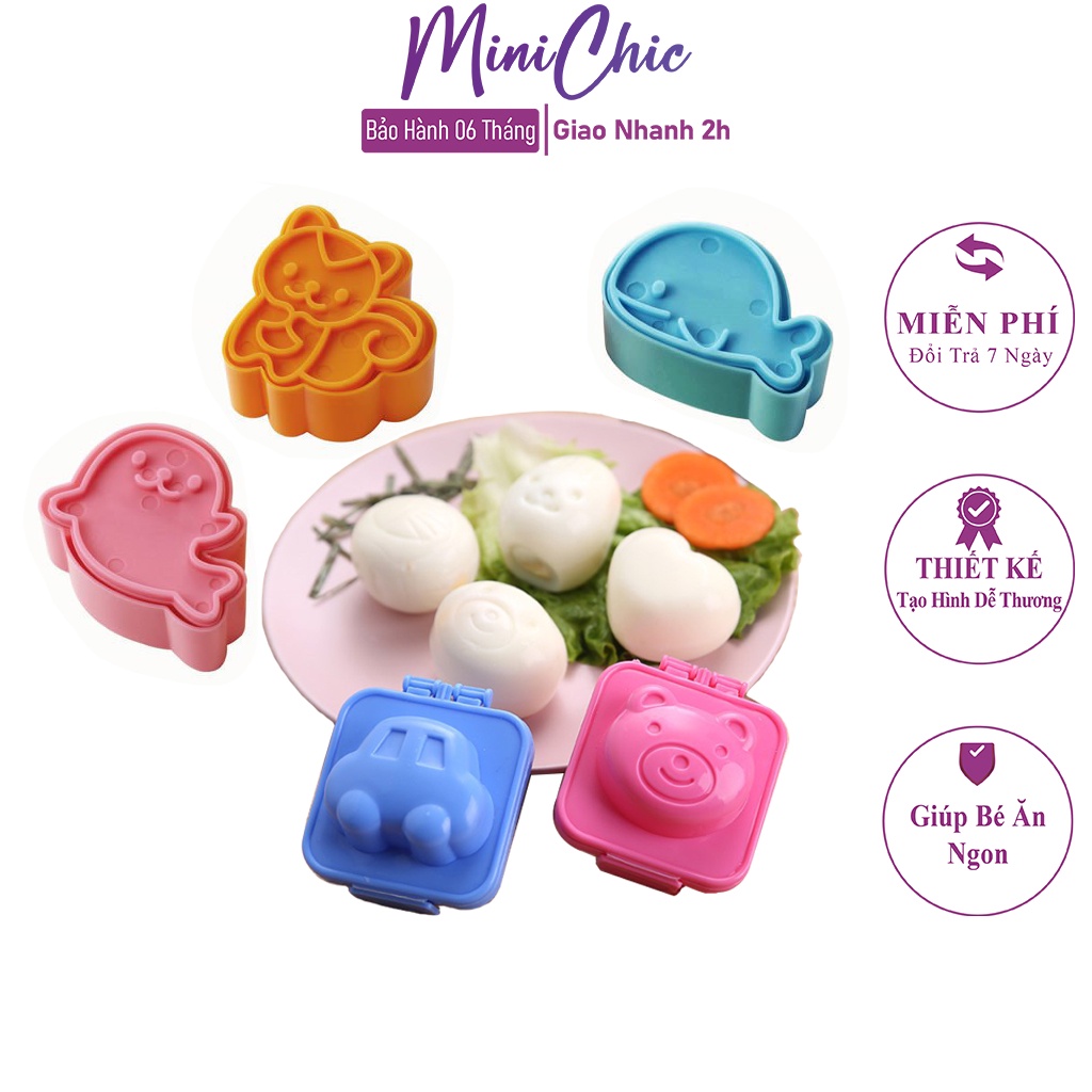 Khuôn cơm cho bé hình dạng khuôn cơm ngộ nghĩnh giúp bé ăn ngon