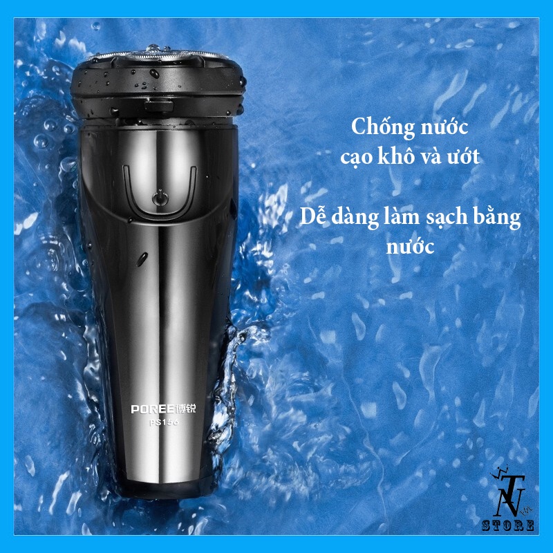 Máy cạo râu đa năng PS156，tỉa tóc mai, chống nước IPX7 [Bảo Hành 12 tháng]