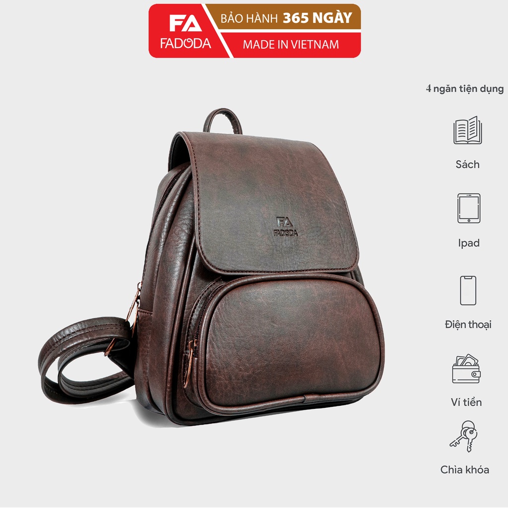 Balo da nữ mini FADODA FBA1 nhiều màu