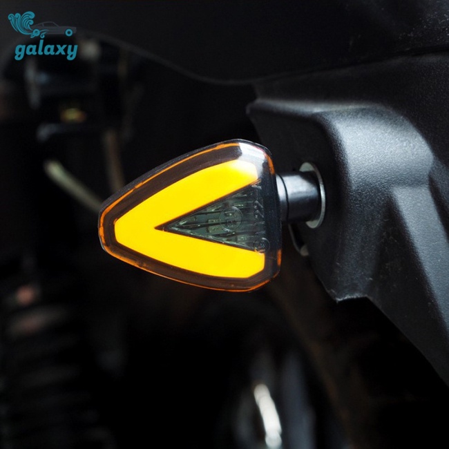 Galaxy Đèn LED Xi Nhan Hình Tam Giác Chuyên Dụng Cho Xe Mô Tô