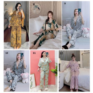 [MUA 2 GIẢM 30%] Đồ Bộ Lụa Mới - Latin - Tay Cánh Dơi Quần Dài (P.3)