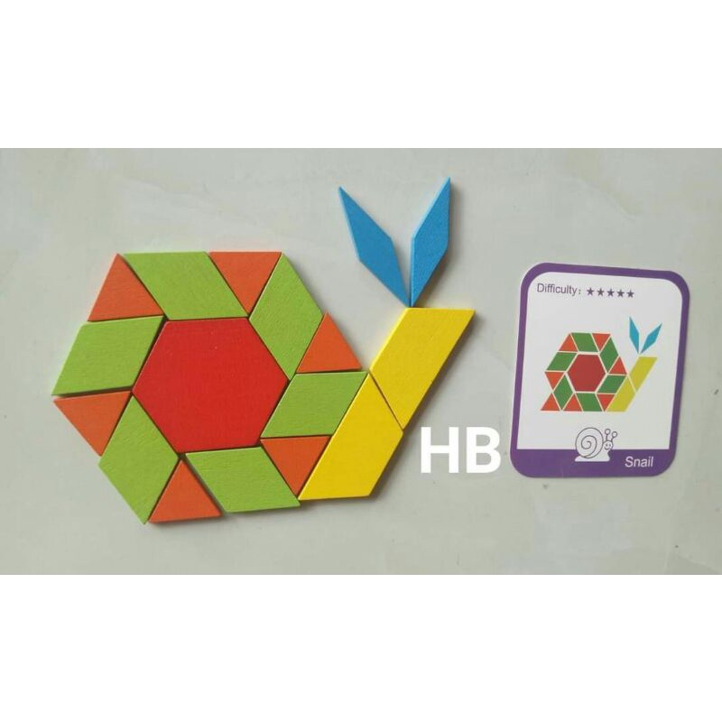 Đồ Chơi Lắp Ghép Sáng Tạo Pattern Blocks 155 Chi Tiết