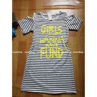 Đầm thun mặc nhà dễ thương