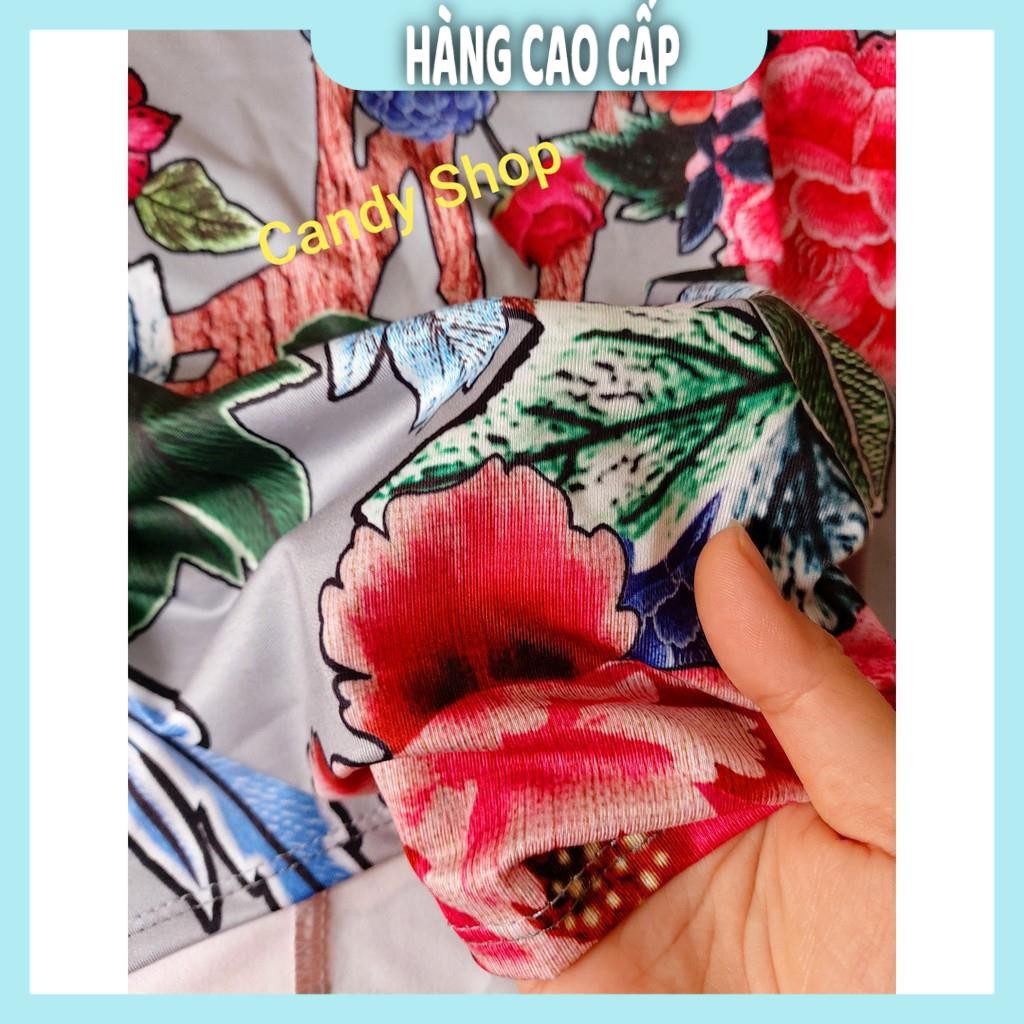 Đầm Nữ - Đầm body hoa hồng tay phồng phối nơ kèm Mút + Ảnh thật (HÀNG SIÊU ĐẸP) | BigBuy360 - bigbuy360.vn