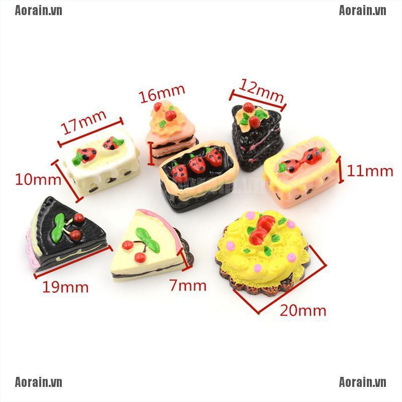 Bộ 8 Bánh Đồ Chơi Bằng Nhựa Dễ Thương