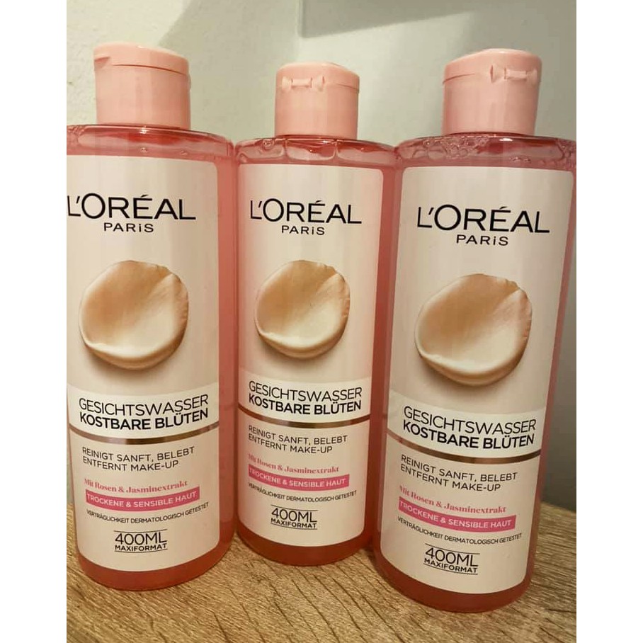 Nước hoa hồng Loreal 400ml của Đức