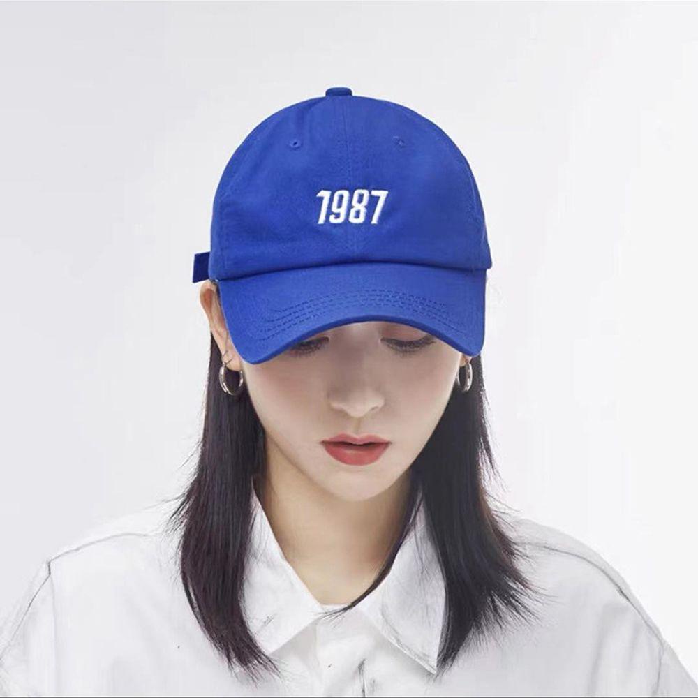 MXGOODS Mũ Lưỡi Trai Thể Thao Vải Mềm Màu Trơn Thêu Chữ Thời Trang Cho Nam Và Nữ