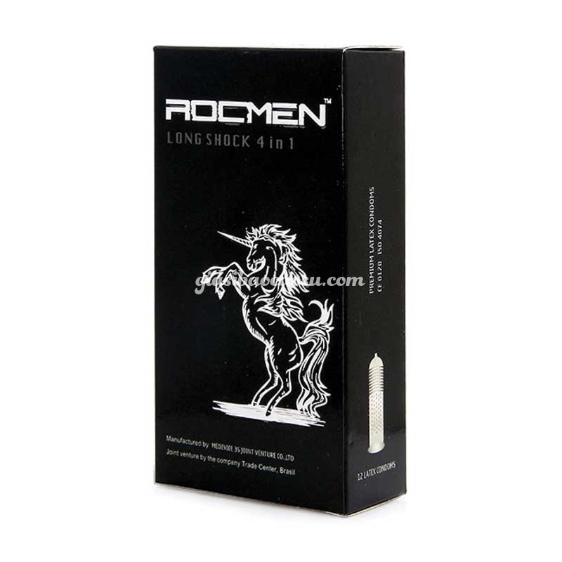 BCS - Bao cao su Rocmen 4 in 1 (hộp 12 bao)