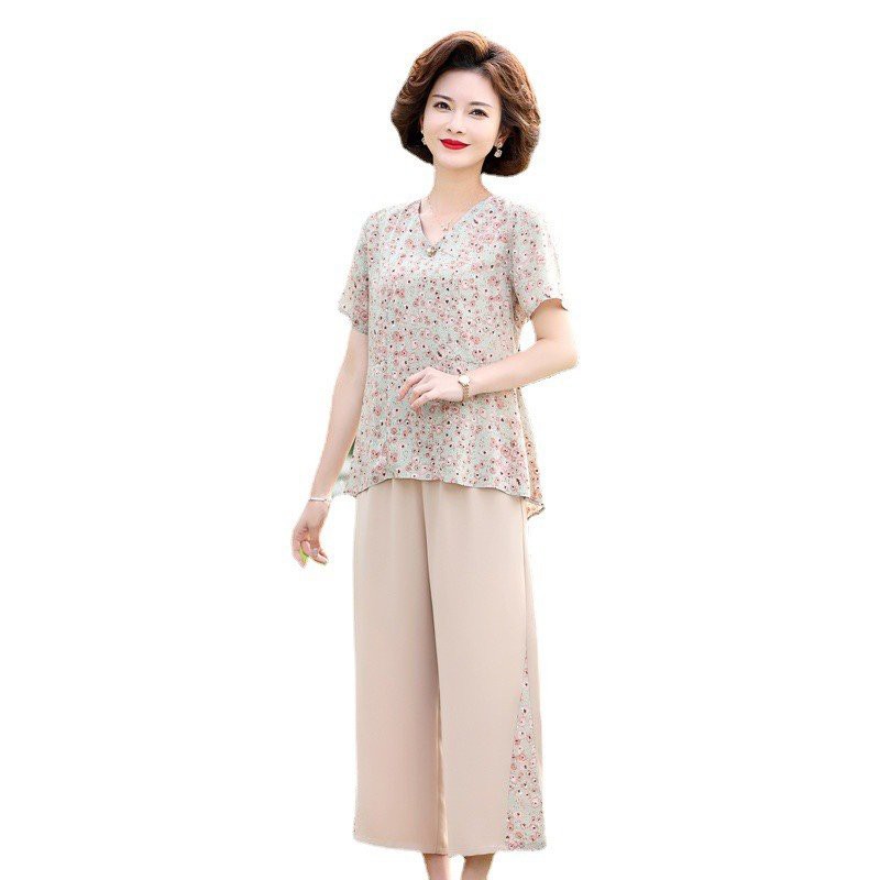 set đồ bộ trung niên ( thời trang trung niên anitagreen) L04-621