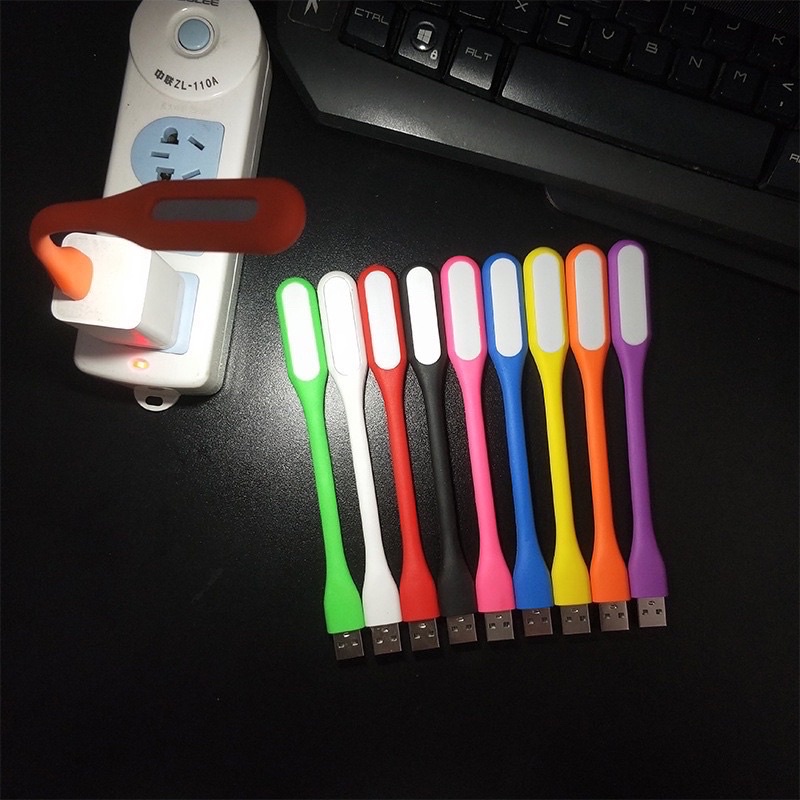 Đèn LED USB Dẻo Siêu Sáng Tiện Dụng Cắm Máy Tính Laptop Trợ Sáng, Sạc Dự Phòng Nhiều Màu Ánh Sáng Dịu Nhẹ