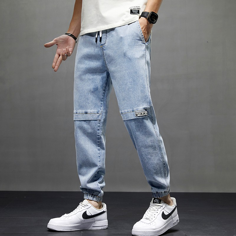 Y128 - Quần jean jogger xuân hè mới nhất, họa tiết yếm che | BigBuy360 - bigbuy360.vn