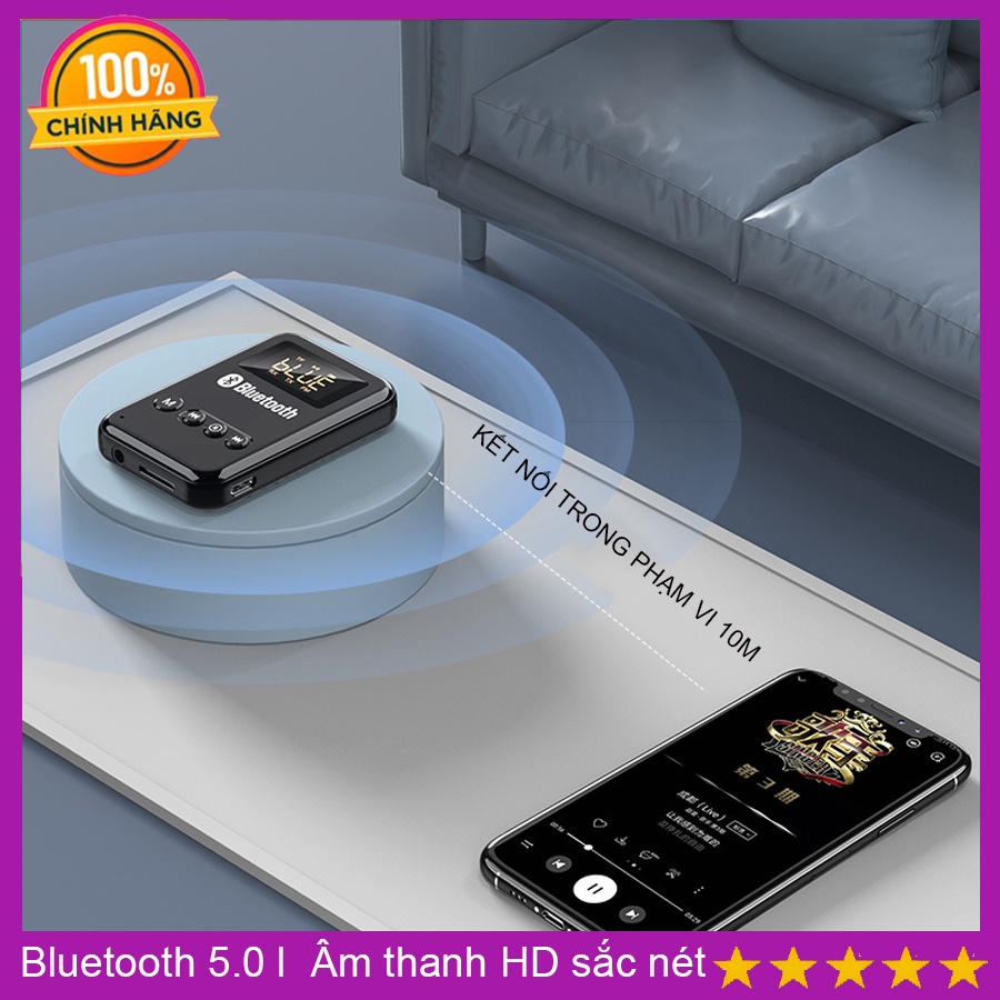 Thiết bị phát Bluetooth 5.0 sử dụng được trên xe ô tô