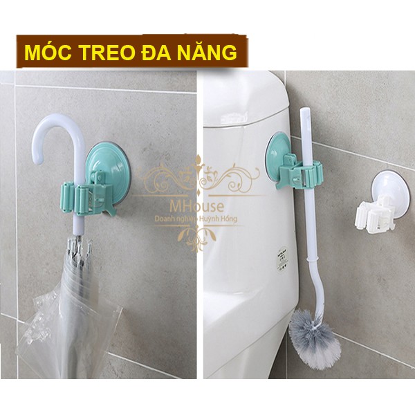 Combo 2 Móc Treo Hít Tường Treo Vật Dụng,Móc Hít Mặt Kính