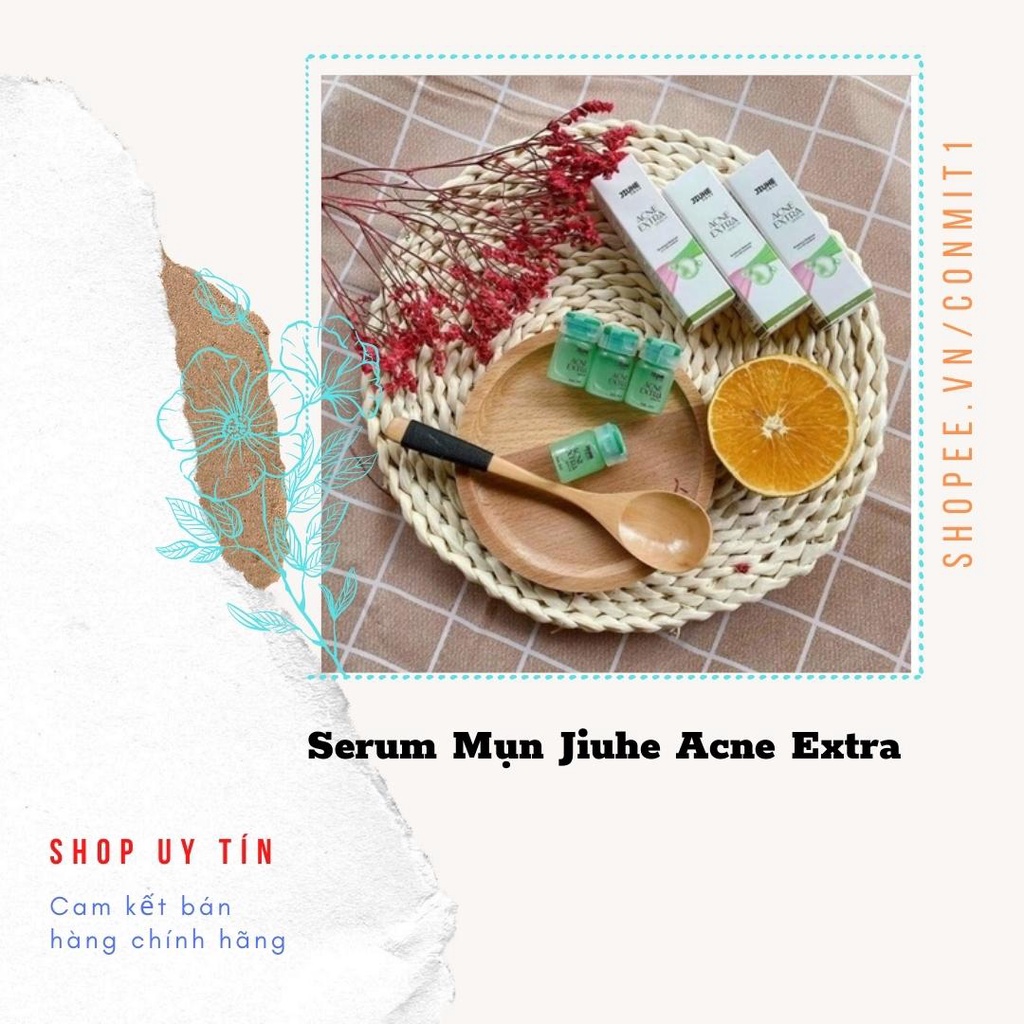 Serum Mụn Jiuhe Chính Hãng Serum Dưỡng Da Mụn Jiuhe Acne Extra 5ml Thanh Tô Chuyên Mụn