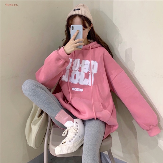 Áo hoodie vải nỉ lót bông dày dặn in Joli | BigBuy360 - bigbuy360.vn
