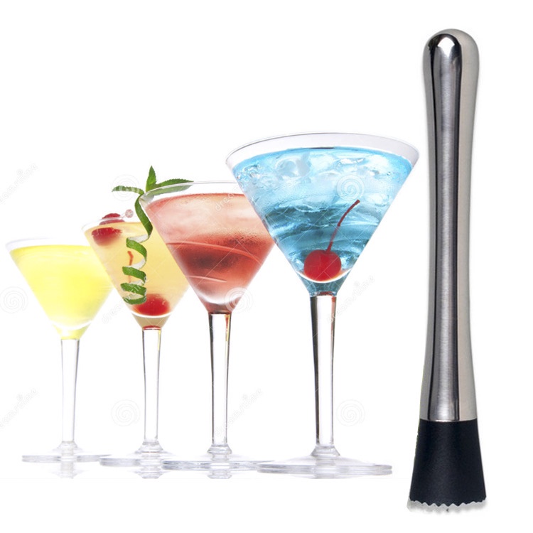 Chày Dầm Pha Chế Cocktail Bar Trà Sữa Nghiền Hoa Quả Bằng Inox - COCKTAIL01