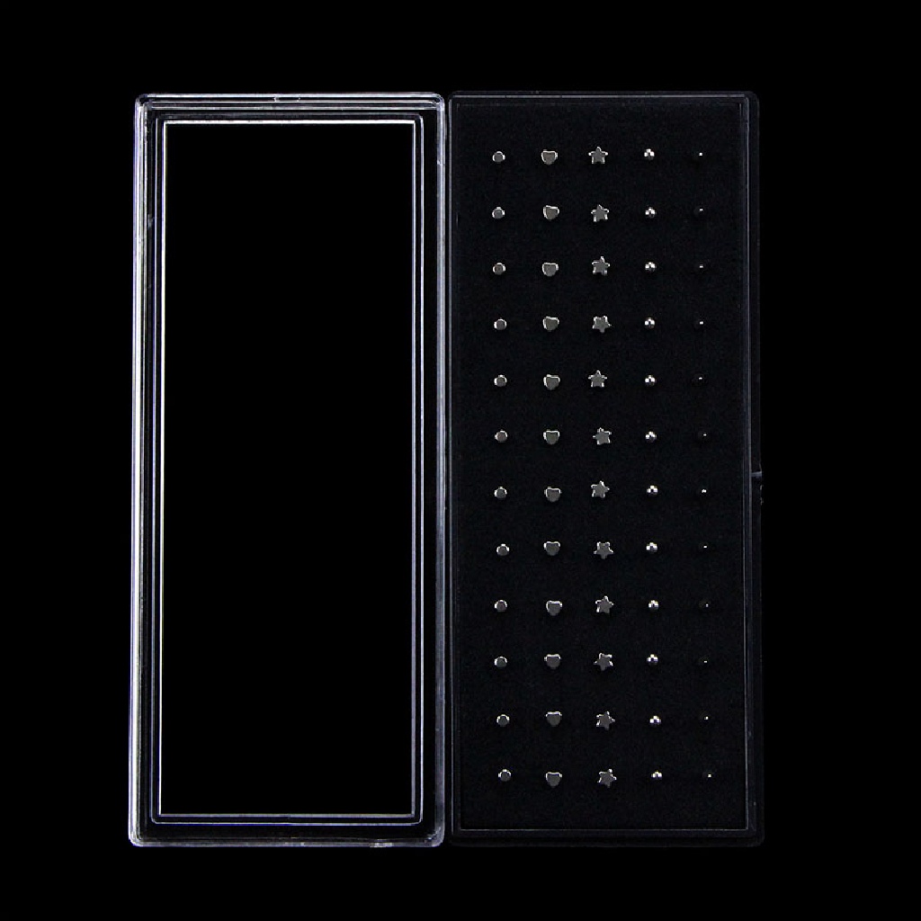 Set 60 Khuyên Mũi 20G Bằng Thép Không Gỉ Cá Tính