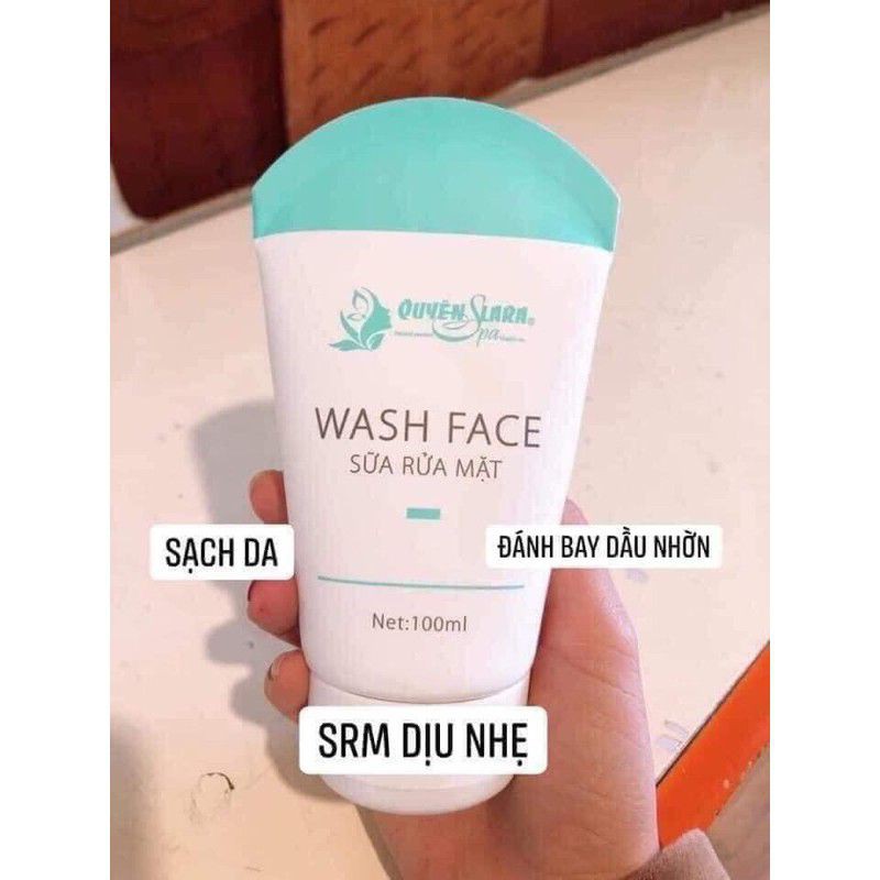 SỮA RỬA MẶT WASH FACE QUYÊN LARA CHÍNH HÃNG