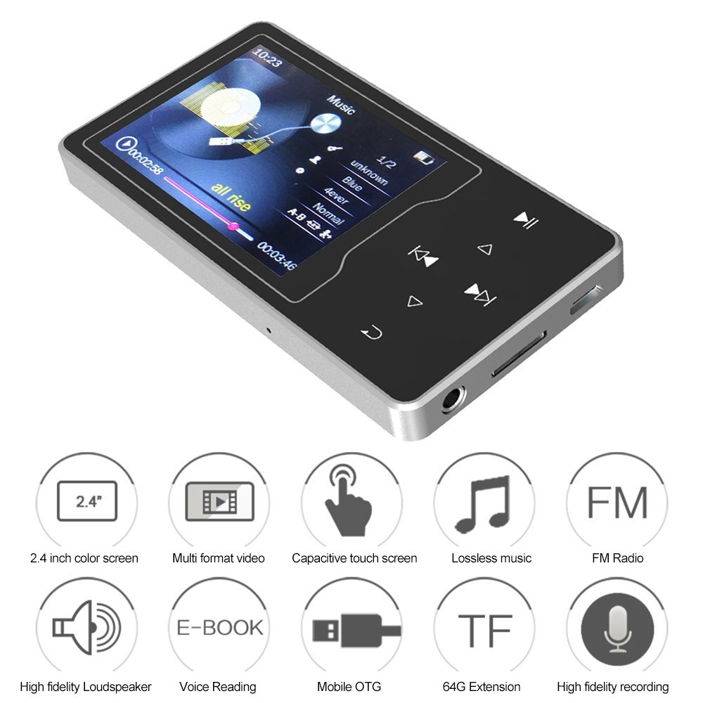 Máy nghe nhạc MP3 RUIZU D08 8GB chất lượng cao