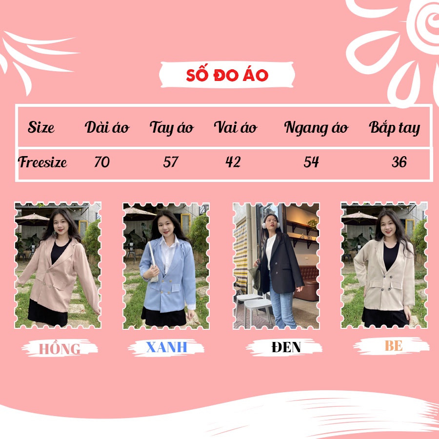 Áo vest nữ dài tay xanh mint ulzzang Hàn Quốc, Áo khoác blazer nữ 2 lớp tay dài vintage - Maoshop | BigBuy360 - bigbuy360.vn