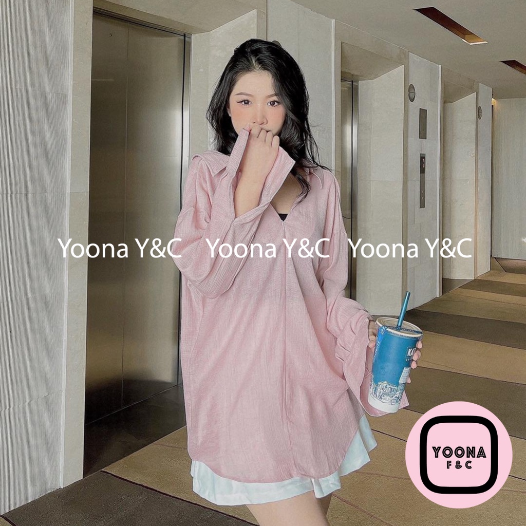 Áo Sơ Mi Nữ ,Sơ Mi Dài Tay Oversize 1316 Form Rộng Đỗ Thân Sau Chất Vải Mềm Mịn Thoáng Mát Nhiều Màu Cho Nữ