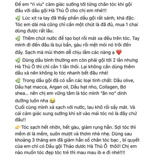 DẦU GỘI HÀ THỦ Ô CHAI 500ML