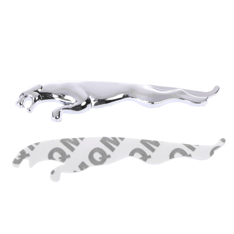 Hình Dán Con Báo 3d Kim Loại Trang Trí Xe Hơi