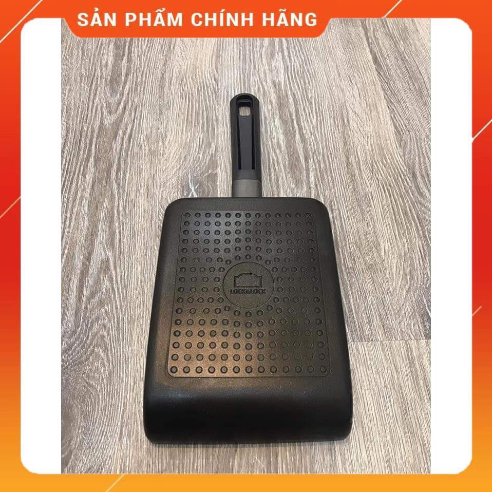 [HÀNG SIÊU TỐT]  Giá rẻ sập sàn! Chảo nhôm chống dính Hard & Light Black chữ nhật 18cm LHL5186IH - chảo rán trứng