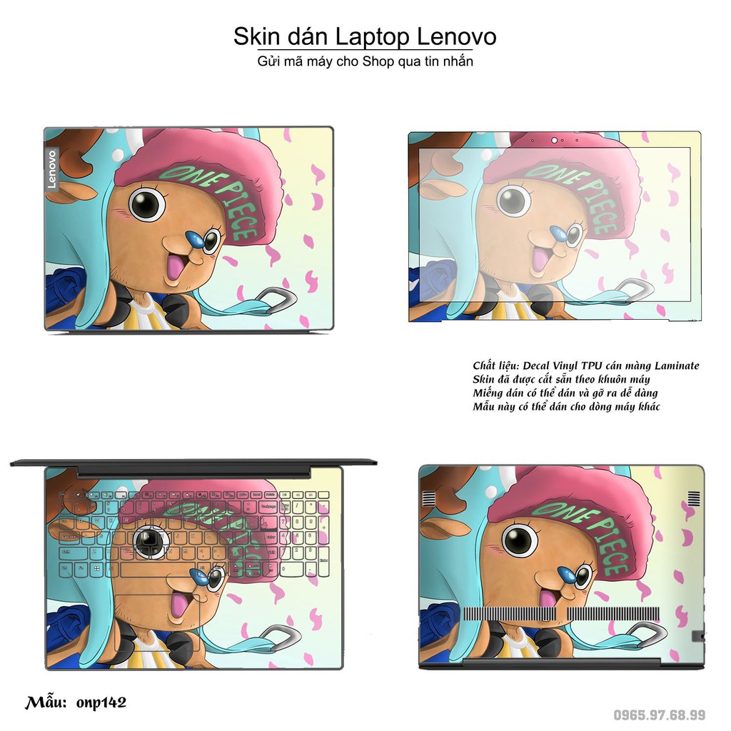 Skin dán Laptop Lenovo in hình One Piece _nhiều mẫu 17 (inbox mã máy cho Shop)
